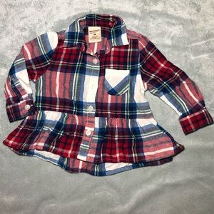 Plaid Baby Button-up